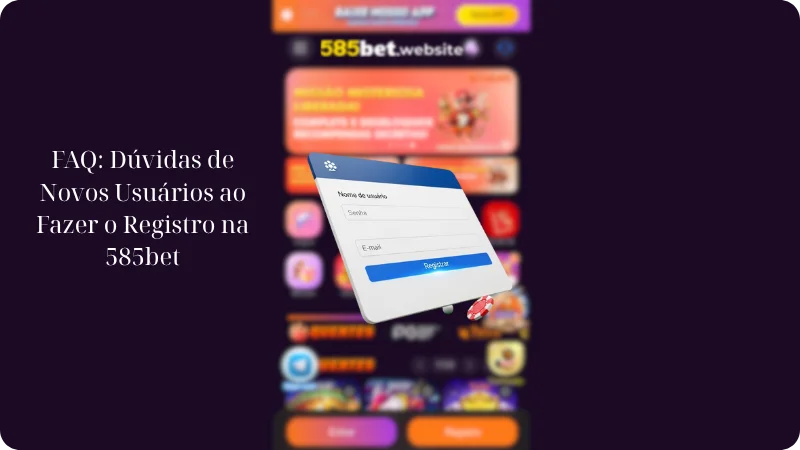 FAQ: Dúvidas de Novos Usuários ao Fazer o Registro na 585bet